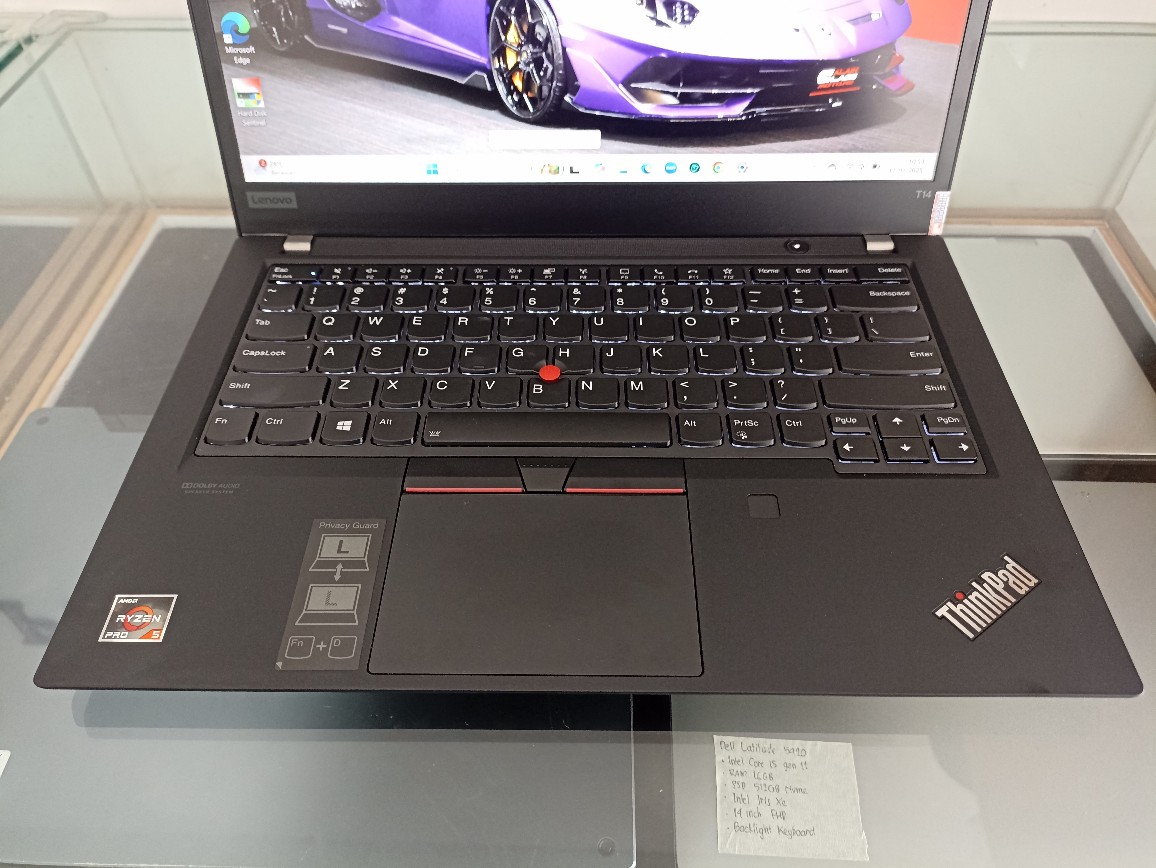 Lenovo ThinkPad T14 G1 AMD Ryzen 5 Pro 4650U RAM 16GB SSD 256GB Touchscreen - Image 5