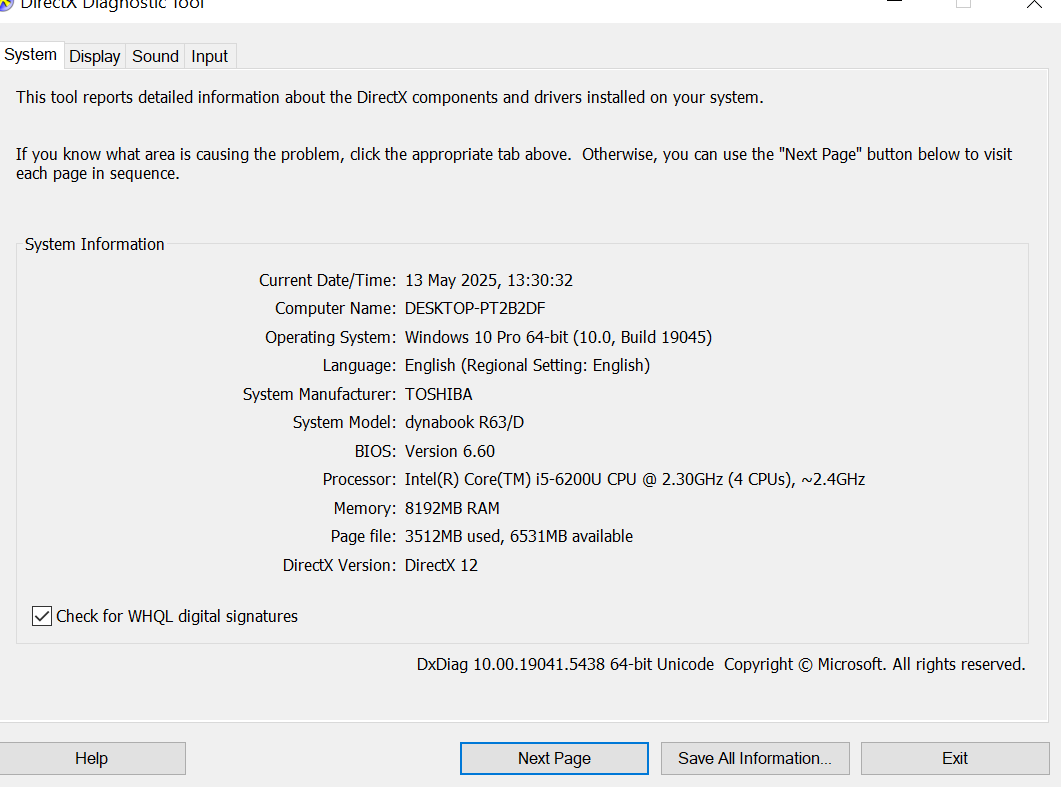 Toshiba Dynabook R63/D Core i5 Gen 6 RAM 8GB SSD 256GB - Image 7