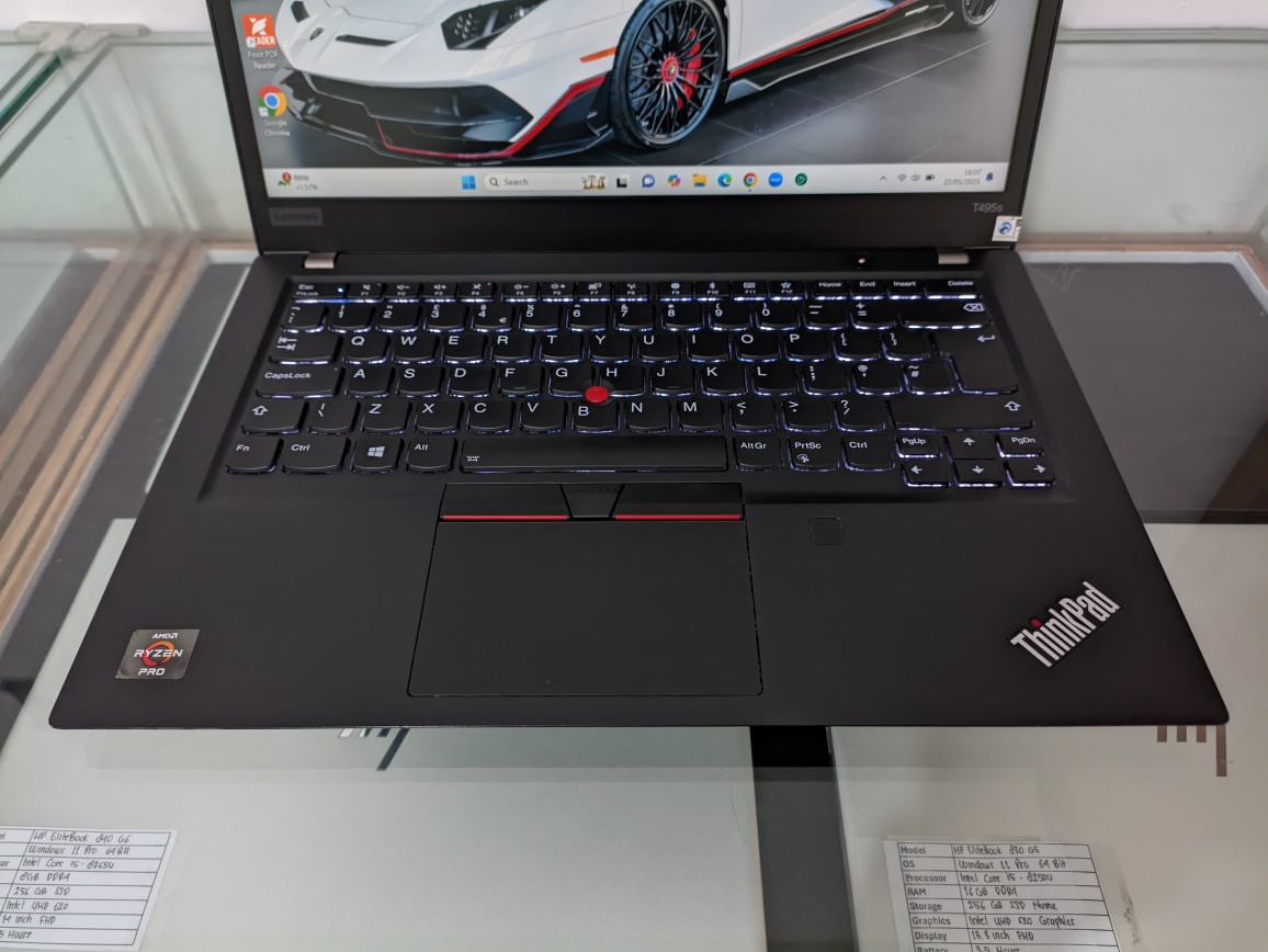 Lenovo ThinkPad T495s AMD Ryzen 5 Pro 3500U RAM 16GB SSD 256GB Touchscreen - Image 18