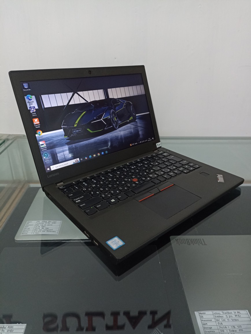 Lenovo ThinkPad X270 i5 Gen 7 RAM 8GB SSD 128GB HDD 500GB - Image 2