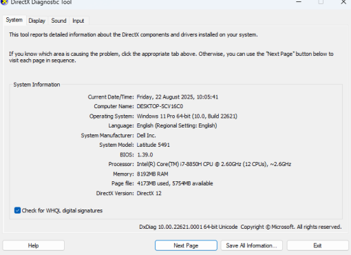 Dell Latitude 5491 Intel Core i7 Gen 8H RAM 8GB SSD 128GB - Image 7