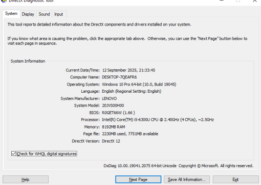 LENOVO ThinkPad L470 Core i5 Gen 6 RAM 8GB SSD 180GB - Image 8