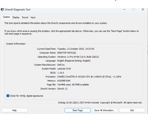 DELL Latitude 5310 Core i5 Gen 10 RAM 8GB SSD 256GB - Image 14