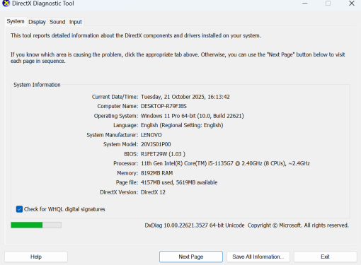 Lenovo ThinkPad L13 Intel Core i5 Gen 11 RAM 8GB SSD 256GB - Image 13