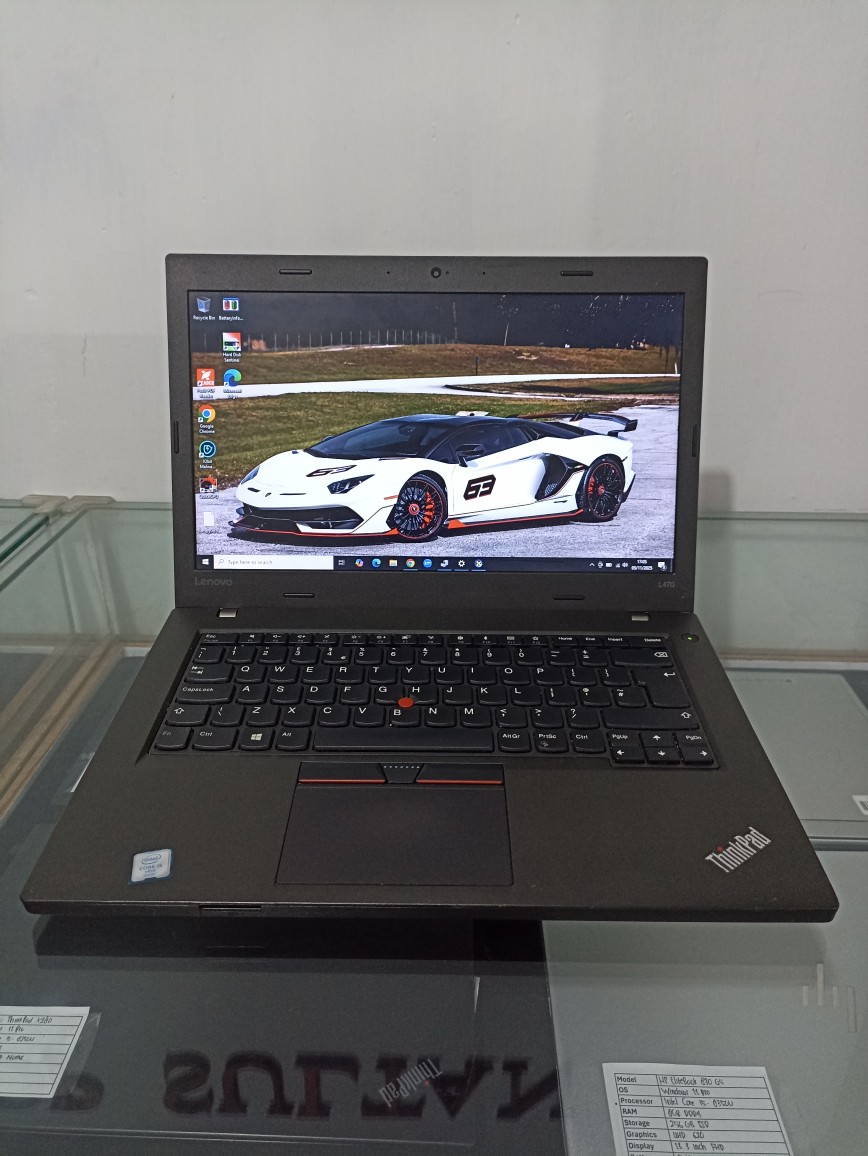 LENOVO ThinkPad L470 Core i5 Gen 6 RAM 8GB SSD 180GB