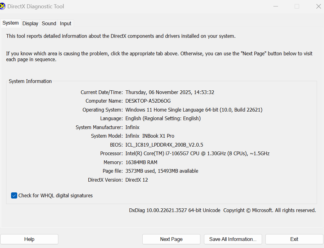 Infinix InBook X1 Pro Intel Core i7 Gen 10 RAM 16GB SSD 512GB NVMe - Image 8