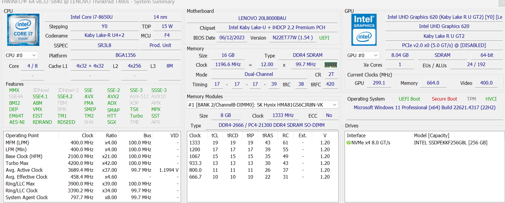 Lenovo ThinkPad T480s Core i7 Gen 8 RAM 16GB SSD 256GB NVMe - Image 7