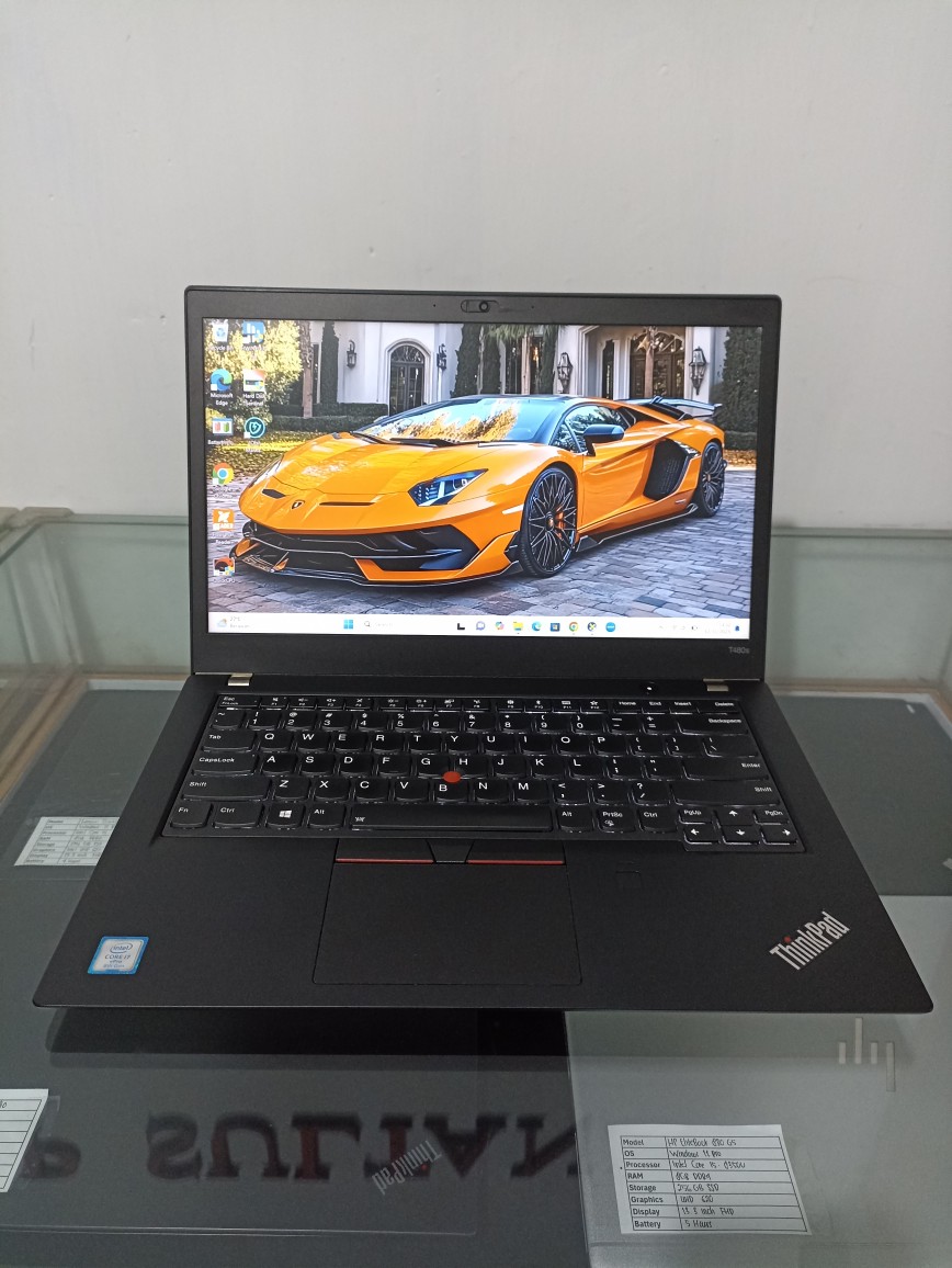 Lenovo ThinkPad T480s Core i7 Gen 8 RAM 16GB SSD 256GB NVMe