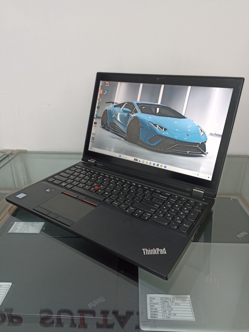 Lenovo ThinkPad P50 Intel Xeon E3-1535M RAM 32GB Dual Storage Nvidia Quadro M2000M - Image 3