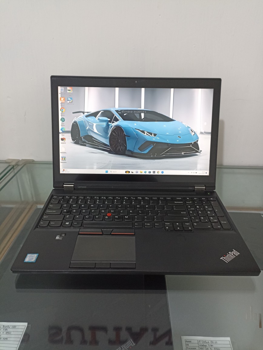 Lenovo ThinkPad P50 Intel Xeon E3-1535M RAM 32GB Dual Storage Nvidia Quadro M2000M