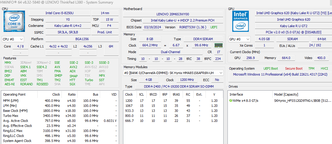 Lenovo ThinkPad L380 Core i5 Gen 8 RAM 8GB SSD 512GB - Image 10